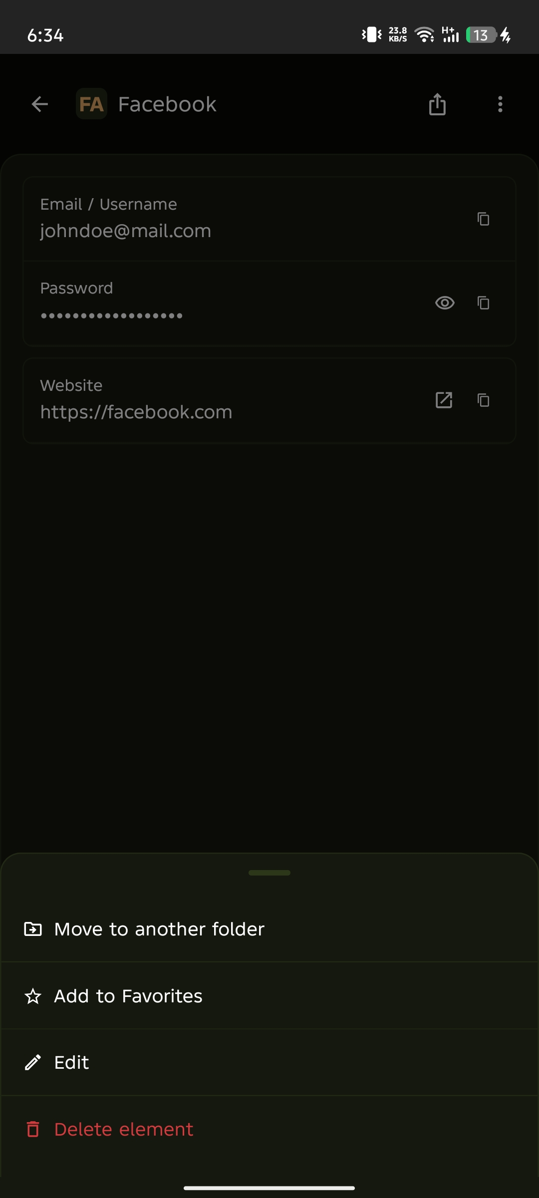 Mobile tap delete