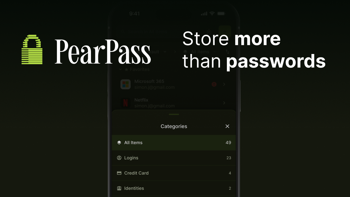 PearPass Desktop App